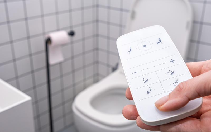 Smart toilet bathroom